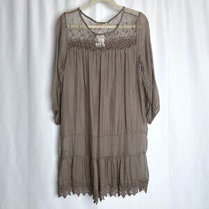 Prontomoda Giusy silk long cut tunic top – NWT